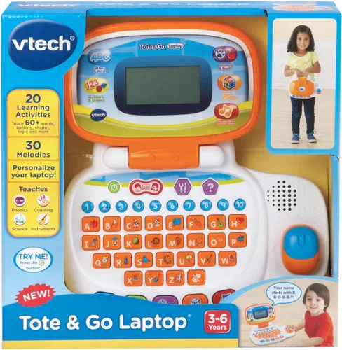 Miniatura 6 de VTech bolsa and Go Laptop, Anaranjado
