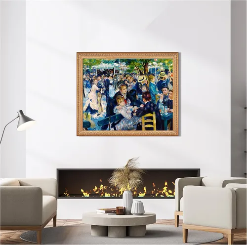Miniatura 216 de A&T ARTWORK Campo de trigo con cipreses de Van Gogh Las reproducciones de arte clásico mundial, impresiones en lienzo giclée para decoración