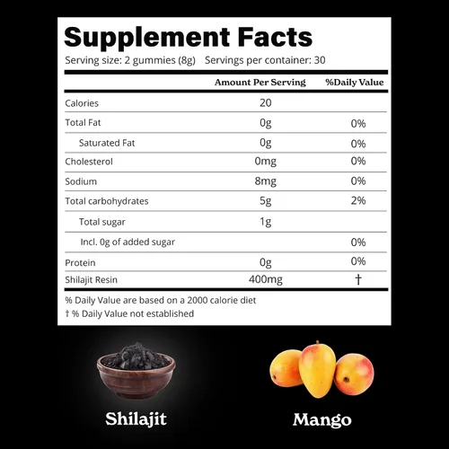 Miniatura 2 de Better Alt Gomitas Shilajit puras del Himalaya con Shilajit Grado dorado de alta potencia 60 gomitas para impulso de energía y apoyo