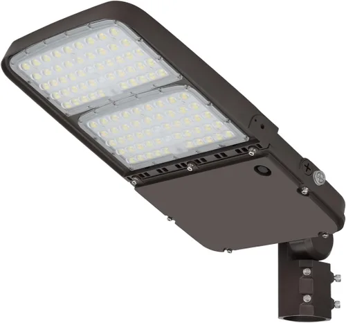 Miniatura 10 de Luces LED de estacionamiento de 240 W para exteriores, luces LED de poste con ajustador deslizante, 150 lm/W 5000 K 100-277 V IP65, luz comercial
