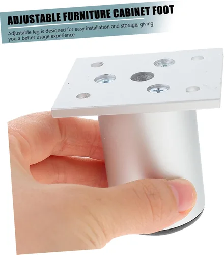 Miniatura 5 de OSALADI Patas ajustables de los muebles 2pcs patas de mesa modernas para el gabinete de la TV del aparador
