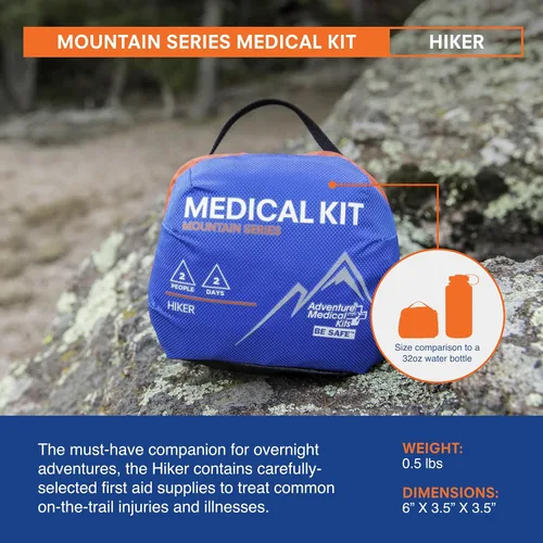 Miniatura 3 de Adventure Medical Kits Mountain Series Medical Kit – Senderista – Kit de primeros auxilios médicos de emergencia – para 2 personas durante 2 días