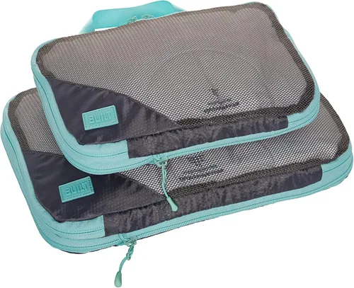 Miniatura 6 de BUILT Compression Cube 2 Piece Set, Expandable Packing Set, Luggage and Travel Organizers, Gray Quiet Shade