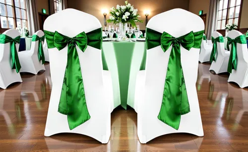 Miniatura 203 de mds - Lote de 10 lazos de satén para sillas de boda y eventos, para decoración de fiestas, 30 colores, Satin, 10 Verde oliva