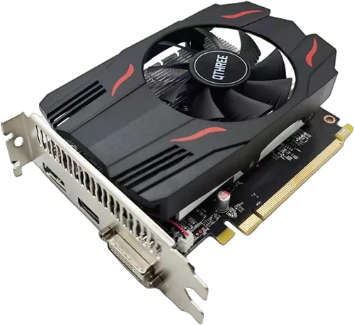 Miniatura 8 de QTHREE Radeon RX 550 - Tarjeta gráfica de perfil bajo de 4 GB, GDDR5, 128 bits, VGA, DVI, HDMI, tarjeta de video para juegos de PC, GPU