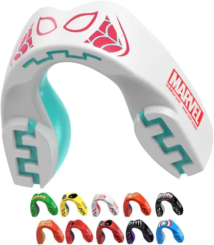 Miniatura 13 de Marvel Sport Mouth Guard, Dual Layer Mouthguard for Adults & Youth with Case (Beast, Junior (up to 11 Years))