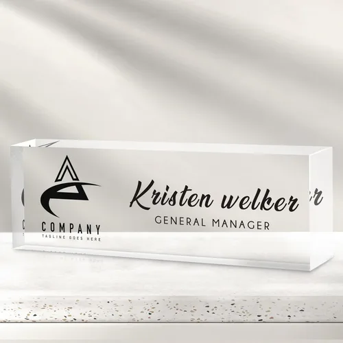 Placa de nombre de oficina personalizada para escritorio, placa de nombre de escritorio, regalos personalizados para compañeros de trabajo, jefe,