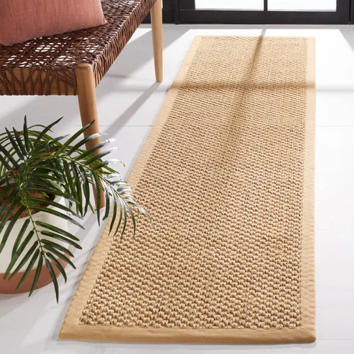 Miniatura 29 de SAFAVIEH Alfombra de área 2x3 - Colección de fibra natural - Chocolate, sisal, diseño tejido con borde (NF525D)
