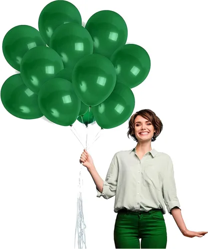 Miniatura 7 de Decoraciones de fiesta de graduación verde y amarillo 2026/decoraciones de graduación verde amarillo clase de 2026/globos verdes amarillos/ globo