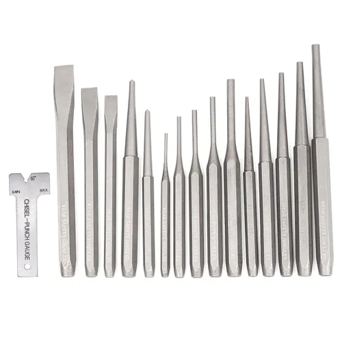 Miniatura 13 de NEIKO 02614A Conjunto intercambiable de perforadoras de agujeros huecos grandes, 10 piezas, herramienta para hacer arandelas, juego de perforadoras