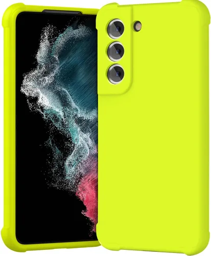 KIOMY Funda para Samsung Galaxy S21 FE 5G a prueba de golpes, cubierta trasera protectora para teléfono celular, color sólido brillante y vibrante