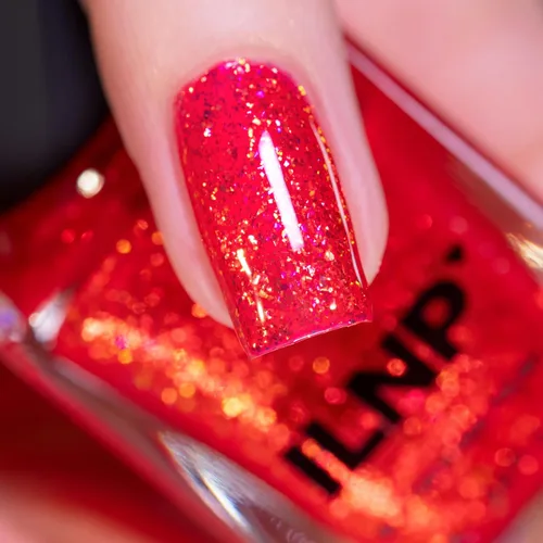 Miniatura 2 de ILNP Ariel - Esmalte de uñas Vivid Lobster Red Shimmer