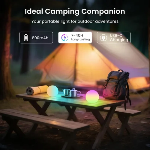 Miniatura 6 de LOFTEK Luces flotantes de piscina de 3 pulgadas, luces de piscina recargables que cambian de color, luz LED impermeable IP65, lámpara de bañera