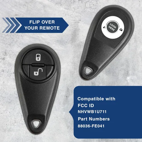 Miniatura 6 de KeylessOption repuesto de llavero control remoto de automóvil para NHVWB1U711