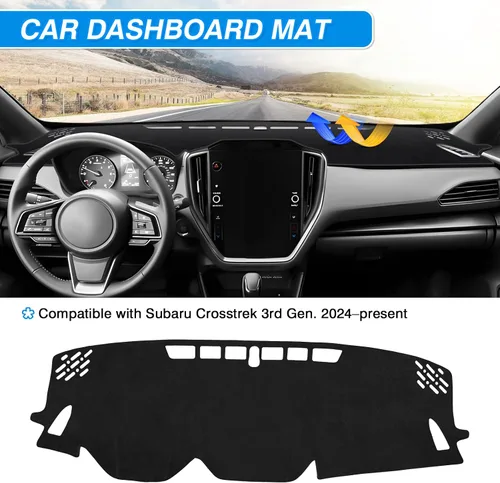 Miniatura 4 de CARTIST Cubierta para salpicadero para CrossTrek 2024 2025 2026 Cubierta de salpicadero para accesorios Crosstrek Alfombra antideslizante Protector