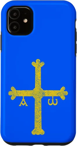 Funda para iPhone 11 ASTURIAS ESPAÑA FLAG OVIEDO GIJON VICTORY CROSS