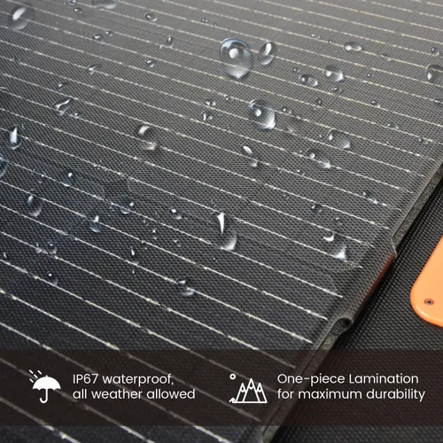 Miniatura 6 de Panel solar portátil de 200 W, plegable, 200 W, cargador solar de células solares para estación de energía, impermeable con soporte ajustable XT60