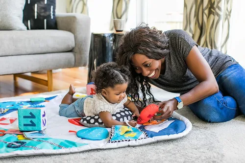 Miniatura 6 de Baby Einstein Sensory Play Space - Tapete de gimnasio y juego para recién nacidos a niños pequeños, edades recién nacidos +