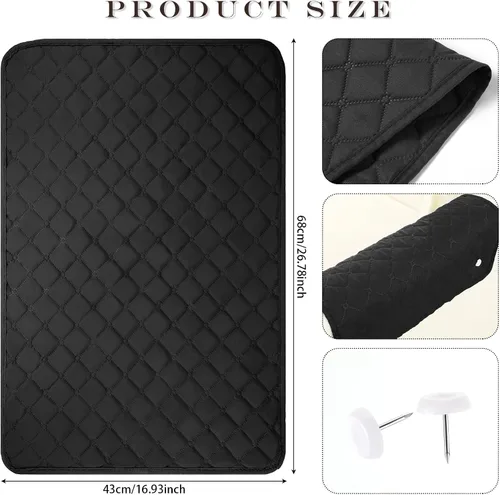Miniatura 3 de Moukeren Protector de reposacabezas reclinable, 3 piezas, para silla reclinable, fundas de sofá, silla, protector de cabeza para muebles de sofá