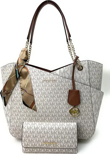 Miniatura 5 de Michael Kors Jet Set - Cartera de viaje con cadena grande para el hombro