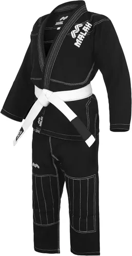 Miniatura 5 de Malah Bjj Gi Lighwieght Jiu Jitsu Gi para hombres y mujeres con cinturón gratis