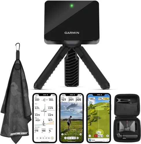Garmin Approach R10 Monitor de Lanzamiento de Golf Portátil | Lleva Tu Juego a Casa o Practica en el Campo de Práctica | Rastrea Métricas, Graba