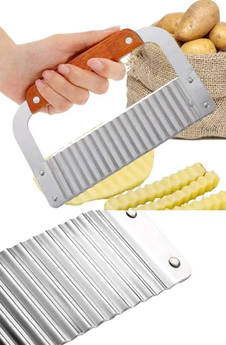 Miniatura 8 de Voulosimi Molde de madera para hacer jabón, molde cortador de jabón para pan con cortador ondulado y rebanada recta