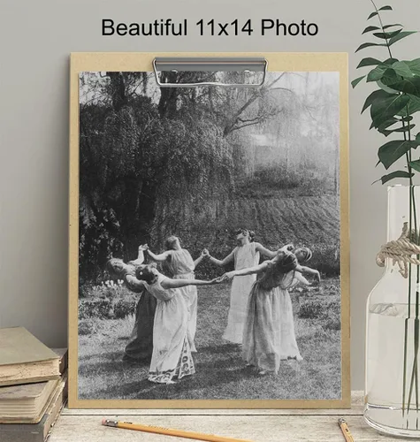 Miniatura 4 de Arte y decoración de pared pagana y brujería - GRANDE 11x14 - Aquelarre de brujas - Decoración de pared wiccana y Wicca - Regalo para fanáticos
