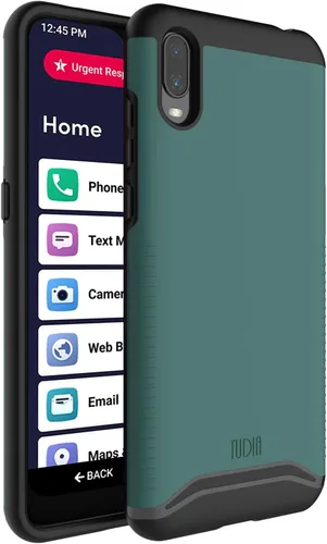 TUDIA DualShield - Funda diseñada para Jitterbug Smart 3, [Fusionar] a prueba de golpes, grado militar, resistente, de doble capa, protección
