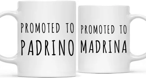 Miniatura 11 de Andaz Press Anuncio de embarazo de bebé español de 11 onzas, regalo de taza de café, promocionado a abbuela, paquete de 2, idea de regalo novedosa
