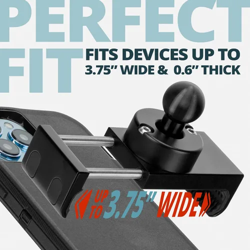 Miniatura 4 de Tackform Enduro 20MAXX Vibe - Soporte para teléfono, amortiguación de vibraciones, tensión de resorte optimizada para motocicletas y SXS terreno