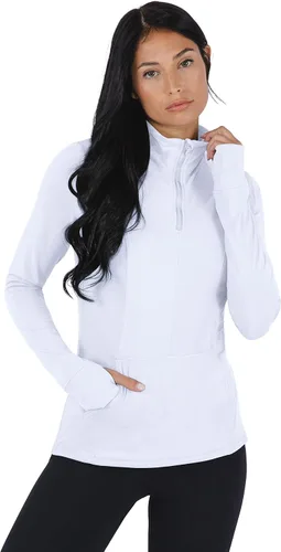 Miniatura 2 de Yogalicious Nude Tech - Chaqueta de manga larga con media cremallera y bolsillos frontales