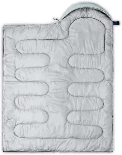 Miniatura 4 de Saco de dormir para adultos y niños, furgoneta de campamento de montaña verde, ligero, cálido, portátil, para interiores y exteriores, impermeable