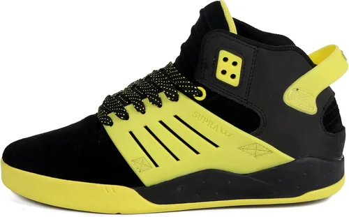 Miniatura 2 de Supra - Womens Skytop Iii Mid Top Shoes in BlackYellowBlack