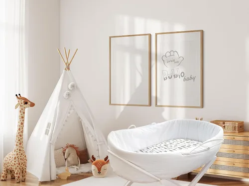 Miniatura 3 de Sábanas de moisés para bebé niña y niño, paquete de 3 sábanas bajeras suaves para moisés, algodón orgánico, transpirable y acogedor, se adapta a