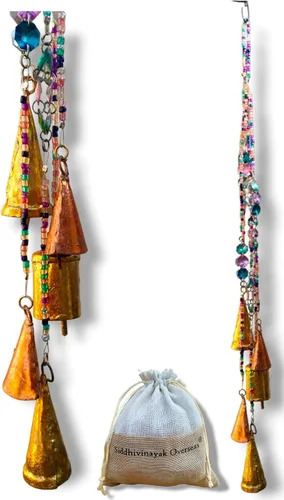 Campanas de metal de vaca doradas, decorativas de latón, de hierro, vintage, para decoración de guirnalda de Navidad, decoración de árbol, puerta