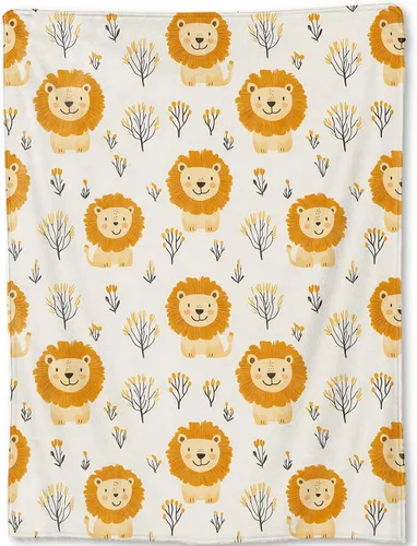 Miniatura 9 de Manta Bonita de Conejo - Adorable Manta de Forro Polar de Conejo con Diseño Floral en Lavanda Pastel, Regalos para Niños y Niñas, Suave y Cálida