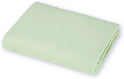 Miniatura 2 de American Baby Company Sábana bajera ajustable de 15 x 33 pulgadas, 100% algodón natural de punto supremo, apio, suave y transpirable, para niños