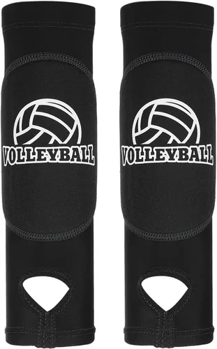 PATIKIL Mangas de brazo de voleibol para pasar el antebrazo con almohadillas de protección, almohadillas para brazo de voleibol para jóvenes,