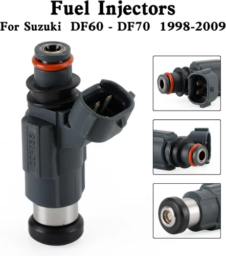 Miniatura 6 de 1 inyectores de combustible aptos para Suzuki DF60 - DF70 1998-2009, inyector de combustible reemplaza a 15710-66D00, CDH-166