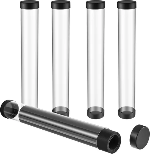 Miniatura 9 de Barydat 2 piezas Tubo de tapete redondo compatible con soportes de tapete de juego MTG, tubo de 41 cm para almacenamiento de cartas de juego, tubo
