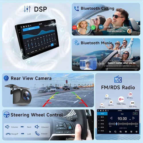 Miniatura 4 de Radio 4G+128G para Honda CRV 2002-2006 con Carplay inalámbrico y Android Auto, pantalla táctil Incell de 9 pulgadas, estéreo de coche doble DIN