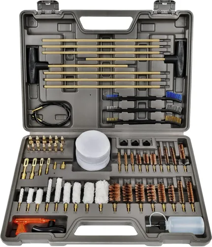 GLORYFIRE Elite Kit de Limpieza de Armas, Kit de Limpieza Universal para Pistola, Escopeta y Pistola con Todos los Cepillos de Latón de Alta Gama,
