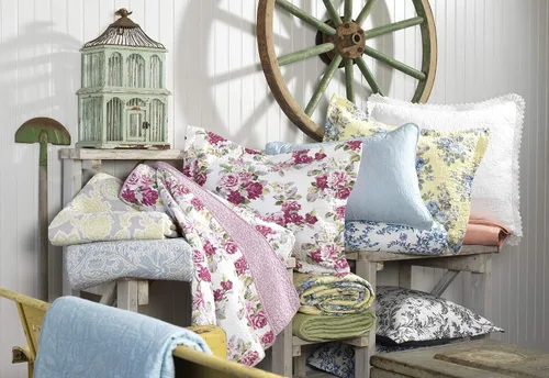 Miniatura 2 de Laura Ashley Home - Juego de edredón individual, ropa de cama de algodón reversible con funda a juego, decoración del hogar prelavada para mayor