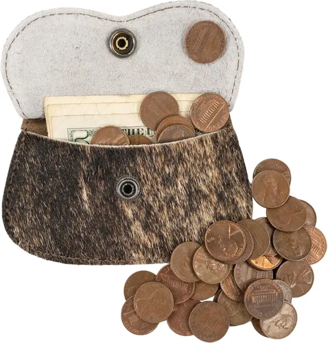 Miniatura 28 de Hide & Drink, Cartera en forma de gato, bolsa para monedas, soporte para dinero, accesorio de viaje, cuero de grano completo, hecho a mano, Negro