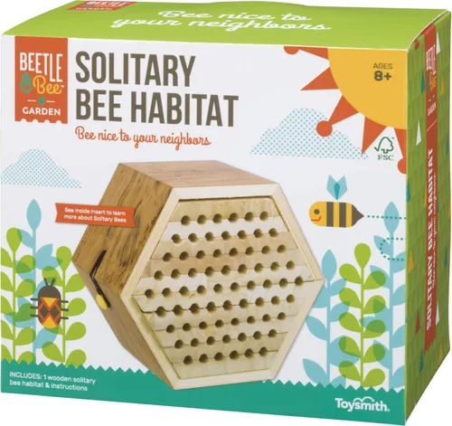 Miniatura 10 de Toysmith - Beetle & Bee - Paint A Bird Base – Juego de manualidades de bricolaje para niños, para exteriores, de casa para pájaros, de 5.25 x 7 x