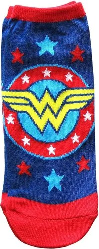 Miniatura 3 de Hyp DC Comics Wonder Woman Classic Juniors 5 Pack Low Cut Ankle Socks (4-10)