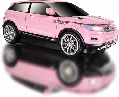 Miniatura 8 de elec Space Ratón inalámbrico con forma de coche para computadora, para PC portátil (azul)