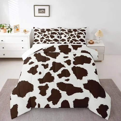 Miniatura 36 de Erosebridal Juego de edredón de murciélago tamaño Queen para niños y niñas, juego de ropa de cama con degradado de arco iris, juego de edredón Multi