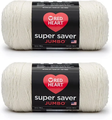 Miniatura 10 de Red Heart Super Saver Jumbo Ovillo de lana, Amatista